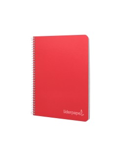 Cuaderno espiral liderpapel cuarto witty tapa dura 80h 75gr milimetrado 2mm colores surtidos