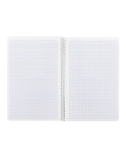 Cuaderno espiral liderpapel a5 wonder tapa plastico 80h 90g rayado nº46 colores surtidos