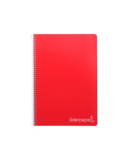 Cuaderno espiral liderpapel folio witty tapa dura 80h 75gr cuadro 3mm con margen colores surtidos