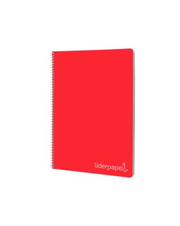 Cuaderno espiral liderpapel folio witty tapa dura 80h 75gr cuadro 3mm con margen colores surtidos