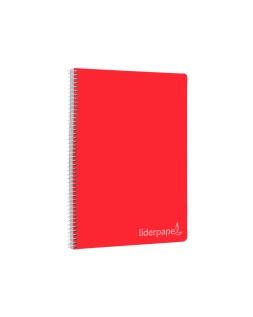 Cuaderno espiral liderpapel folio witty tapa dura 80h 75gr cuadro 3mm con margen colores surtidos