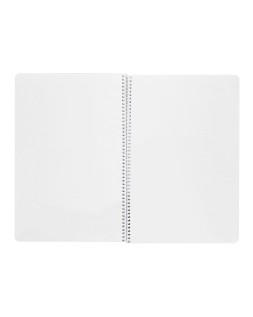 Cuaderno espiral liderpapel a4 wonder tapa plastico 80h 90gr liso colores surtidos