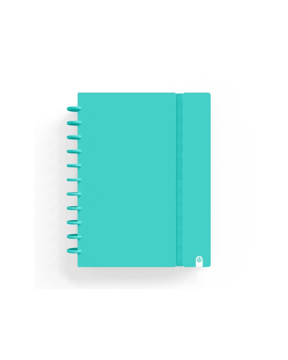 Cuaderno carchivo ingeniox foam a5 80h cuadricula menta pastel