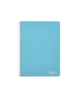 Cuaderno espiral liderpapel a4 witty tapa dura 80h 90gr cuadro 3mm con margen colores surtidos