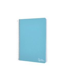 Cuaderno espiral liderpapel a4 witty tapa dura 80h 90gr rayado horizontal 8mm con margen colores surtidos