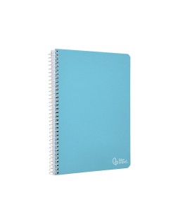 Cuaderno espiral liderpapel a4 witty tapa dura 80h 90gr rayado horizontal 8mm con margen colores surtidos
