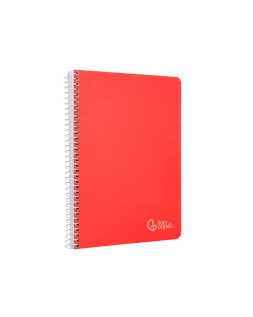 Cuaderno espiral liderpapel a5 witty tapa dura 80h 90gr cuadro 4mm con margen colores surtidos