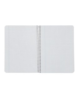 Cuaderno espiral liderpapel a5 witty tapa dura 80h 90gr cuadro 5mm con margen colores surtidos