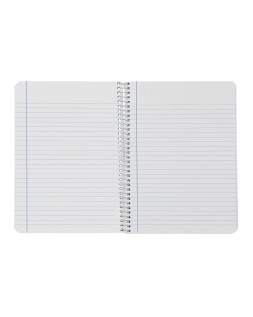 Cuaderno espiral liderpapel a5 witty tapa dura 80h 90gr rayado horizontal 8mm con margen colores surtidos