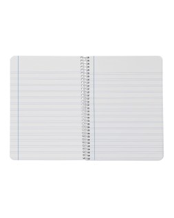 Cuaderno espiral liderpapel a5 witty tapa dura 80h 90gr pauta ancha 3,5mm con margen colores surtidos