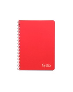 Cuaderno espiral liderpapel a5 witty tapa dura 80h 90gr pauta estrecha 2,5mm con margen colores surtidos