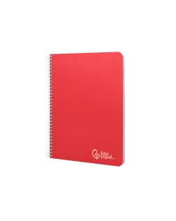 Cuaderno espiral liderpapel a5 witty tapa dura 80h 90gr pauta estrecha 2,5mm con margen colores surtidos