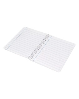 Cuaderno espiral liderpapel a5 witty tapa dura 80h 90gr pauta estrecha 2,5mm con margen colores surtidos