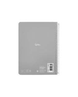 Cuaderno espiral liderpapel a5 witty tapa dura 80h 90gr liso sin margen colores surtidos