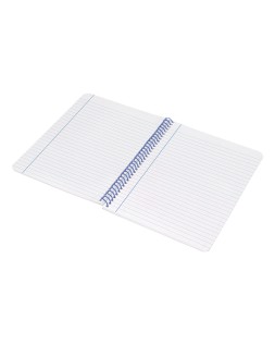 Cuaderno espiral liderpapel a4 wonder tapa plastico 80h 90gr rayado horizontal con margen color verde oscuro