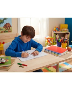 Cuaderno espiral liderpapel a4 wonder tapa plastica 80h 90gr cuadro 4mm con margen pack 5+1 colores surtidos