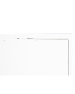 Bloc dibujo liderpapel lineal arquitectura espiral 230x325 mm 20 hojas 130g/m2 con recuadro perforado