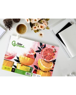 Bloc dibujo liderpapel artistico espiral 230x325mm 20 hojas 130g/m2 sin recuadro sin microperforado
