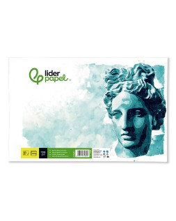 Bloc dibujo liderpapel artistico encolado 297x420 mm 30 hojas 120g/m2 sin recuadro
