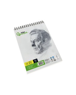 Bloc dibujo liderpapel esbozos espiral din a6 105x148mm 100 hojas 90 g sin recuadro