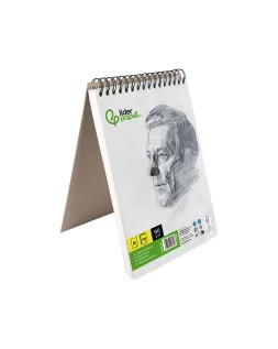 Bloc dibujo liderpapel esbozos espiral din a6 105x148mm 100 hojas 90 g sin recuadro
