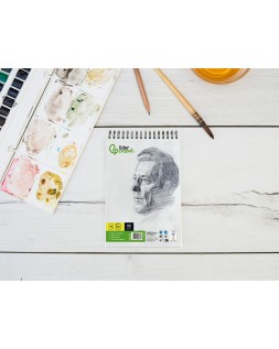 Bloc dibujo liderpapel esbozos espiral din a6 105x148mm 100 hojas 90 g sin recuadro
