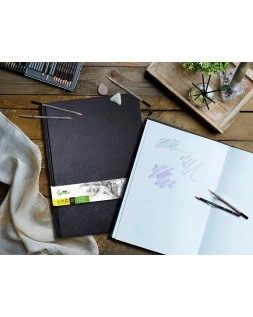 Bloc dibujo liderpapel esbozos encuadernado din a3 420x297 mm 100 hojas 100 g
