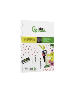 Bloc musica liderpapel pentagrama 3mm folio 20 hojas 100g/m2