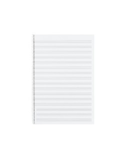 Bloc musica liderpapel pentagrama 3mm folio 20 hojas 100g/m2