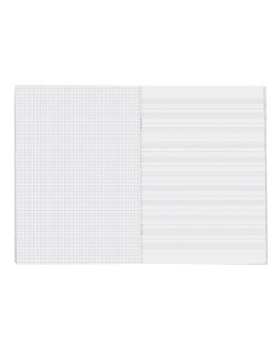 Bloc musica y canto liderpapel pentagrama interlineado 2 mm cuadricula 5mm din a4 24 hojas 100g/m2