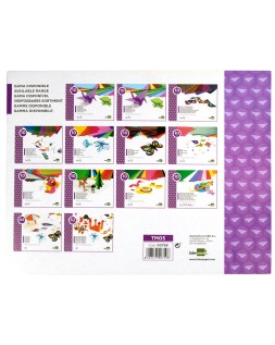 Bloc trabajos manuales liderpapel charol 240x315mm 10 hojas colores surtidos