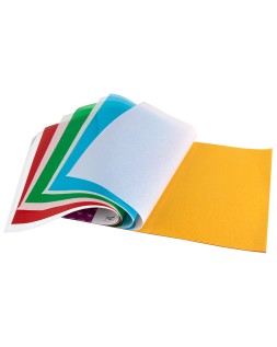 Bloc trabajos manuales liderpapel celofan 240x315mm 10 hojas colores surtidos