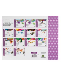 Bloc trabajos manuales liderpapel seda 240x315mm 10 hojas colores surtidos