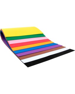 Bloc trabajos manuales liderpapel goma eva 240x315mm 10 hojas colores surtidos