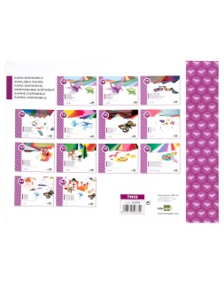 Bloc trabajos manuales liderpapel cartulina metalizada 240x315mm 10 hojas colores surtidos