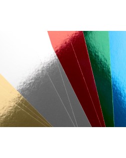 Bloc trabajos manuales liderpapel cartulina metalizada 240x315mm 10 hojas colores surtidos
