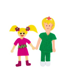 Bloc trabajos manuales liderpapel fieltro 240x315mm 10 hojas colores surtidos