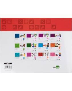 Bloc trabajos manuales liderpapel papel metalizado 240x315mm 10 hojas colores surtidos