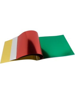 Bloc trabajos manuales liderpapel papel metalizado 240x315mm 10 hojas colores surtidos