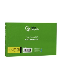 Talonario liderpapel entregas cuarto original y 2 copias t329 apaisado