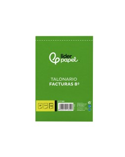 Talonario liderpapel facturas 8º original t100 con i.V.A