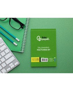 Talonario liderpapel facturas 8º original t100 con i.V.A