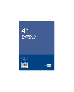 Talonario liderpapel facturas cuarto original t117 sin i.V.A