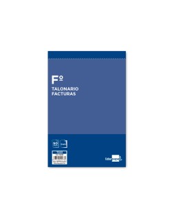 Talonario liderpapel facturas folio original y copia t223 con i.V.A