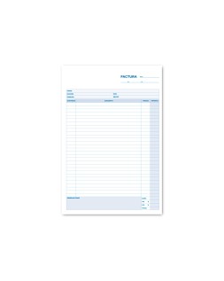 Talonario liderpapel facturas folio original y copia t223 con i.V.A