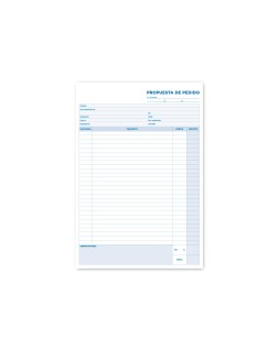 Talonario liderpapel pedidos folio original 125