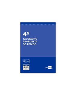 Talonario liderpapel pedidos cuarto original y copia t222