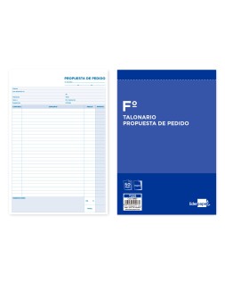 Talonario liderpapel pedidos folio original y copia t225