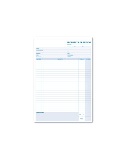 Talonario liderpapel pedidos folio original y copia t225