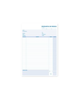 Talonario liderpapel pedidos folio original y 2 copias t325